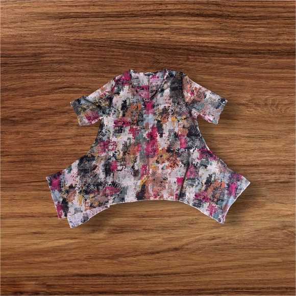 Vintage Dor Dor Couture Top Cover Boho Bohemian Knitted Swim Cover.  2X Colorful - Picture 3 of 16